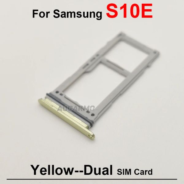 Pour Samsung Galaxy S10E, carte SIM SIM SIM SIM SIM SIM SIMSER SOCKET RÉPARATION PIÈCES DE REMPLACEMENT