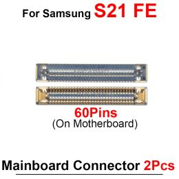 Para Samsung Galaxy S21 Fe 5G Antena de señal Wi-Fi Pantalla LCD Medora base FPC Conector 12 40 60 Pins Reemplazo