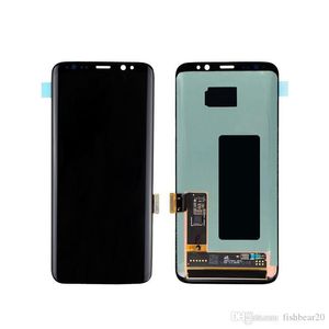 OEM -display voor Samsung Galaxy S8 LCD G950 AMOLED SCHERM TOUCH PANELS Digitizer -assemblage geen frame