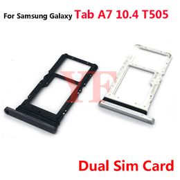 Voor Samsung Galaxy Tab A7 10.4 (2020) T500 T505 Sim Card Tray Reader Holder Holder Slot Socket Reparatieonderdelen