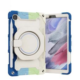 Voor Samsung Galaxy Tab A7 Lite 8,7 inch Case Shock Proof Full Body Kids Kinderen Veilige niet-toxische tabletafdekking voor SM-T220/T225