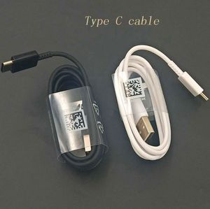 For Samsung Galaxy Type C 120cm Charger Cable Quick Fast Charging USB Type-C Cables 1.2M 4FT for S8 S9 S10 Plus Note 7 8 9 A7 A8