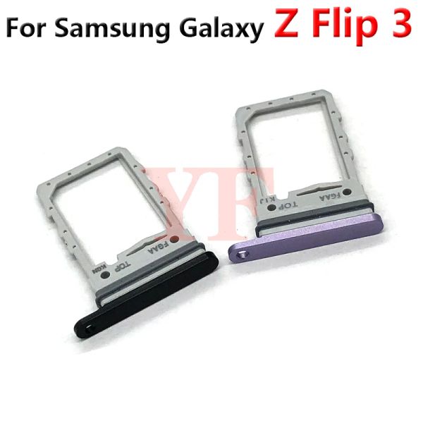 Pour Samsung Galaxy Z Flip 5 4 3 FLIP3 FLIP4 FLIP5 5G F700 F707 F711 F731 SIM Carte Tray Slot Slot Adapter Adapter Repair Pièces