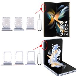 Pour Samsung Galaxy Z Flip4 Fold4 5G Téléphone d'origine Téléphone SIM CHIP TRAY SLOT Z FLIP 4 Rold 4 F721 F936 Nouveau tiroir SIM