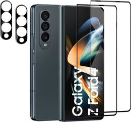 Voor Samsung Galaxy Z Fold 4 5G Gehard Glas Screen Protector en Camera Beschermfolie