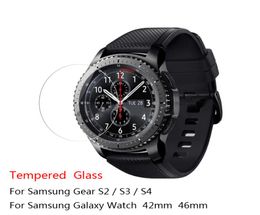 Para Samsung Gear S3 S4 S2 Classic Tempered Glass 9H 25D Premium Screen Protector Película para Samsung Galaxy Watch 42 mm 46mm7190354