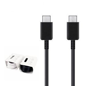 Câble USB3.1 1M PD USB Type-C vers Type-C Câble de chargeur rapide pour S22 S21 FE A52 A72 A71 5G