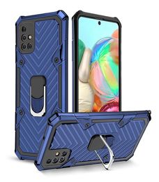 Para Samsung Note 20 Plus S20 Ultra A11 A01 Huawei P40 Lite Y9S Hybrid Armor Ring Case Case Shorthprook Antifall Telephip para 6319708