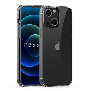 Para iPhone 13 Pro Max 12 11 XR XS 7 8 6 PLUS Fundas para teléfono Funda híbrida de acrílico transparente de 1,5 mm Funda protectora antideslizante a prueba de golpes