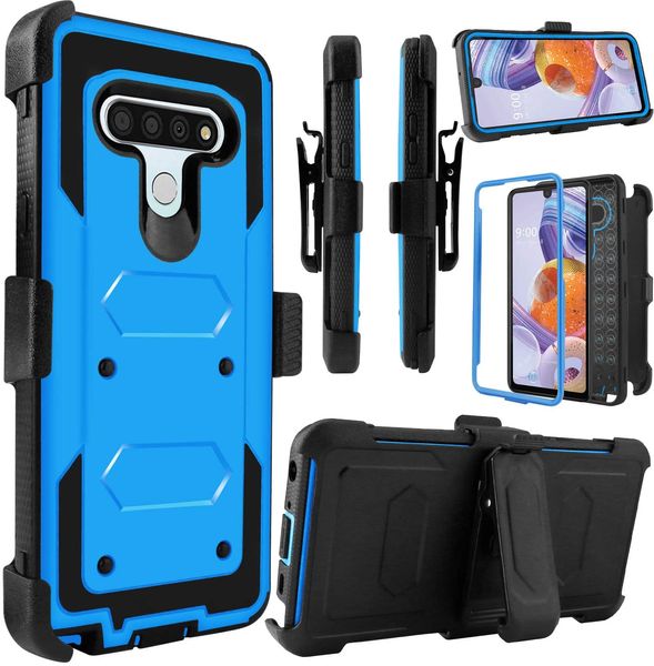 Étuis de téléphone pour Samsung S30 S20 S21 S22 NOTE 5 7 8 9 10 20 avec étui résistant aux chocs, clip de ceinture, béquille Defender, housse de protection d'écran intégrée