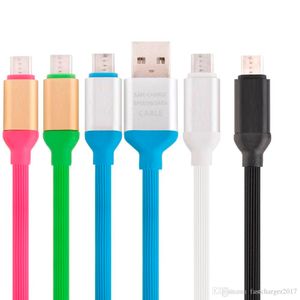 Cables de carga rápida de 1,2 m Micro V8 tipo c Cable de datos USB de 5 pines para teléfono Android Samsung S4 S6 S7 S8 S10 HTC