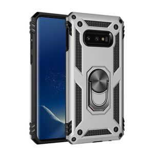 Cas de téléphone pour Samsung Note 10 Pro 9 A10 A30 A40 A50 A70 M10 M20 S7 S8 S9 S10 E plus PC dur TPU avec un boîtier de protection d'absorption d'amortisseur d'automne