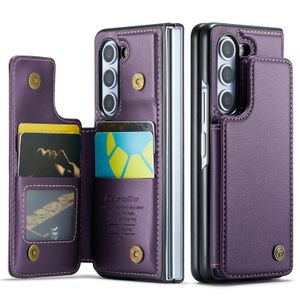 Para Samsung Z Fold5 Case de teléfono plegable Z Fold4 nueva tarjeta Flip iPhone 15 Case de cuero de teléfono