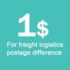 Pour les chaussures Freight Logistics Offre différence avec des frais supplémentaires personnels