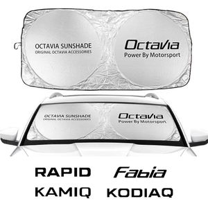 Voor Skoda Kamiq Karoq Citigo Rapid Octavia voorruit Auto opvouwbare voorruiten Sunshade Car Anti-UV accessoires