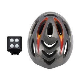 Para casco de bicicleta inteligente con señal de dirección inalámbrica manillar Control remoto recargable conducción nocturna advertencia seguridad 231226