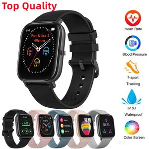 Pour Smart Watch Same Style Apple Watch Ultra 2 Men's Watch Series 9 Touch Screen Iwatch Sport Watch Charge sans fil avec des montres intelligentes de sangle de 49 mm 45 mm avec boîte de détail