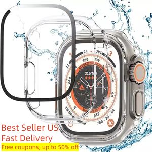 Para relojes inteligentes serie U8, reloj de hombre con pantalla de 49mm y 1,99 pulgadas, reloj de moda de gel de sílice de colores mezclados, funda resistente al agua y a prueba de caídas