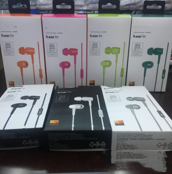 Para los auriculares auriculares de Sony EX750 auriculares Inear Bass Stereo 35 mm auriculares con micrófono para Apple iPhone Samsung con retrai PAC8059198