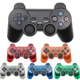 Voor Sony PS2 Draadloze Controller Transparant Clear Gamepad Voor Sony Playstation 2 Joystick 2.4G Controle Ondersteuning Bluetooth