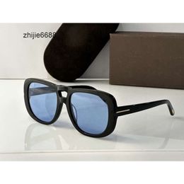 pour Star Tomfords Sun James Driving Bond Designer Lunettes de soleil Lunettes Super pour célébrités hommes lunettes de soleil femmes dames marque lunettes de mode avec boîte FT1009 Si Z26I