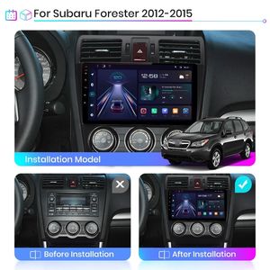 Pour SUBARU Forester-2015 autoradio multimédia Navigation GPS Android 9 pouces écran tactile lecteur automatique