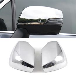 Para Subaru XV Crosstrek 2013-2017, accesorios de coche, pegatina, cubierta de espejo retrovisor lateral, carcasa cromada, marco Exterior Decor241E