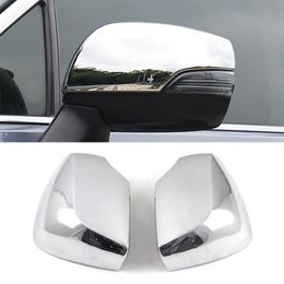 Para Subaru XV Crosstrek 2013-2017, accesorios de coche, pegatina, cubierta de espejo retrovisor lateral, carcasa cromada, marco Exterior Decor3000