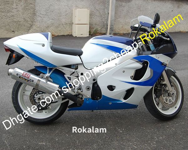 Para Suzuki Carenado SRAD GSXR600 GSXR750 1996 1997 1998 1999 2000 GSXR 600 750 Moto Aftermarket Kit Carenados Azul Blanco