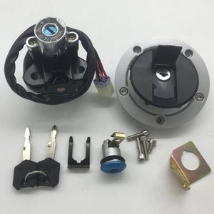 Voor Suzuki GSXR600 GSX-R750 2004-2005 K4 Contactslot Brandstof Gas Cap Seat Lock Key Set