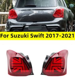 Voor Suzuki Swift 20 17-20 21 LED Achter Rijden Achterlicht Remsignaal Waarschuwingslampje Auto Montage Achterlichten