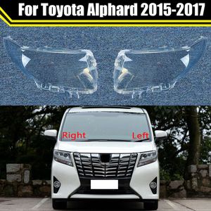 Pour Toyota Alphard 2015 2016 2017 couvercle de phare Transparent abat-jour phare avant abat-jour lentille coque