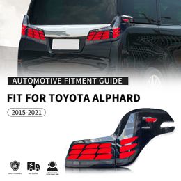 Feux arrière de voiture pour Toyota Alphard/Vellfire 20 15-2023 feu stop feu arrière feu arrière LED ensemble de feu arrière