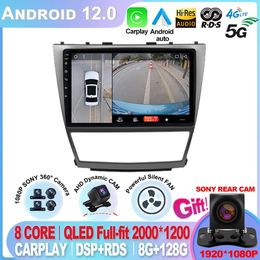 Para Toyota Camry 40 2006-2011 10,1 pulgadas 1280*720 Android 12,0 untuk Pemutar DVD móvil dengan GPS 4G WIFI BT Radio Estéreo Car-play-5