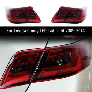 Para Toyota Camry luz trasera LED 09-14 accesorios de coche freno marcha atrás estacionamiento luces traseras montaje señal de giro tipo serpentina