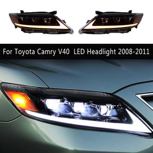 Voor Toyota Camry V40 LED-koplamp 08-11 Auto-styling Hoofdlamp Daagtime Looplichtstreamer Turn Signal Indicator Hoogstraal koplampen