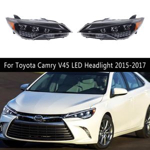 Pour Toyota Camry V45 LED Assemblage des phares 15-17 DRL Running Light Streamer Turn Signal Indicator lampe avant ACCESSOIRES