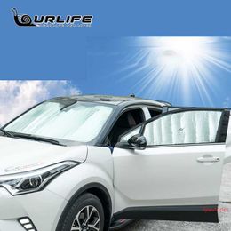 Voor Toyota Chr C-HR XA10 2018 2019 2020 2021 2022 Auto Aluminium Foil Windscherm Zonneschap Zonneschip Achter Voorste raam Zonschaduw Visor