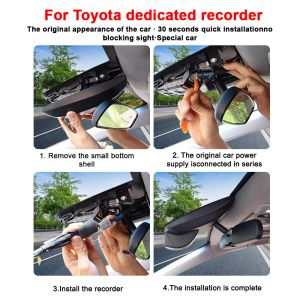 Pour Toyota Corolla Altis E210 12th Gen 4K HD Dash Cam For Car Camera Recorder