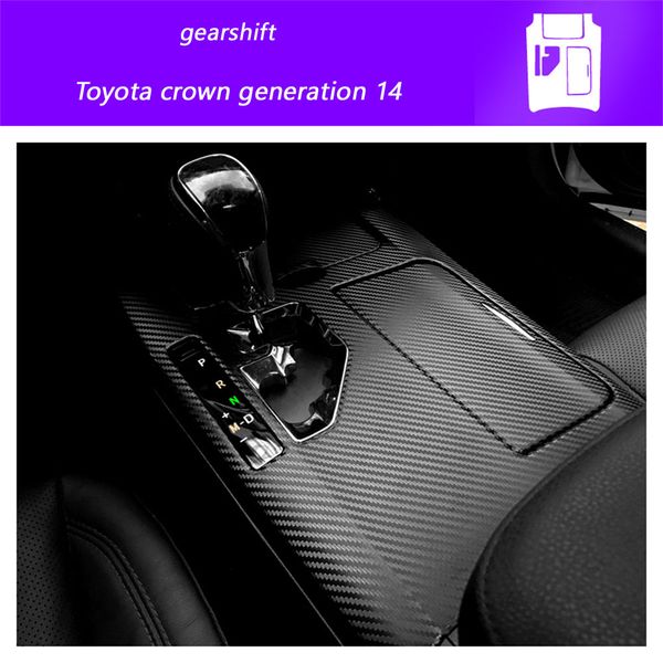 Pour Toyota couronne génération 14 autocollants de voiture auto-adhésifs en Fiber de carbone vinyle autocollants et décalcomanies de voiture accessoires de style de voiture