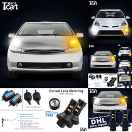 Pour Toyota Prius Daytime Running Light Turn Signal Car LED ACCESSOIRES DRL 2009 2011 2010 2014 2015 Aide nocturne