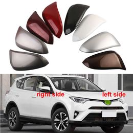 Pour Toyota RAV4 RAV 4 2014-2019 accessoires de voiture rétroviseurs couverture rétroviseur coque boîtier couleur peint