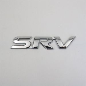 Pour Toyota SRV emblème 3D lettre Chrome argent voiture Badge Logo Sticker315O