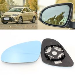 Pour Toyota Vios grand miroir bleu vision anti rétroviseur de voiture chauffage modifié lentille de recul réfléchissante grand angle