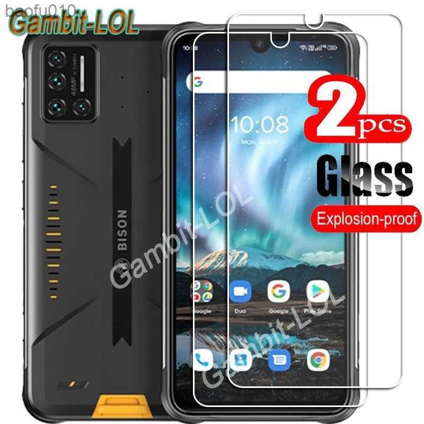 Para UMIDIGI Bison 2021 Protector de vidrio templado en UMIDIGIBison 2020 6,3 pulgadas Protector de pantalla película de cubierta de teléfono inteligente L230619