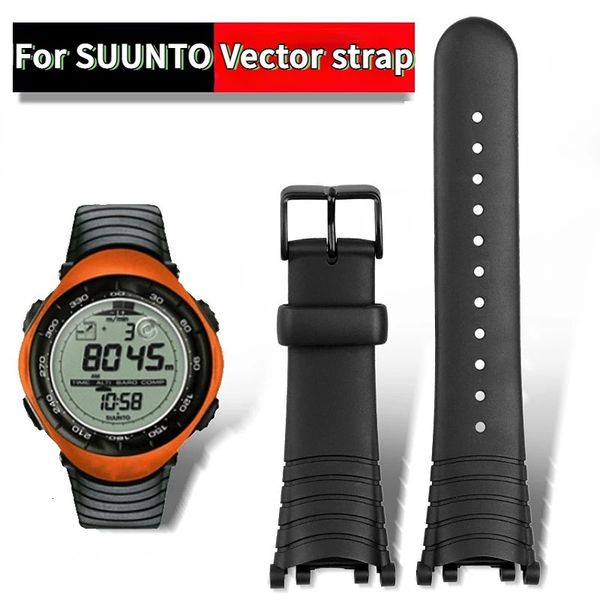 Pour le bracelet de montre en caoutchouc VECTOR remplacer le bracelet de montre en silicone pour hommes boucle ardillon accessoires outil d'alimentation tige de vis 240106