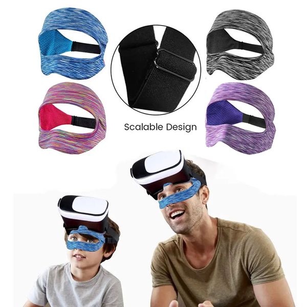 Masque pour les yeux VR, accessoires pour Vision Pro, couverture réglable, bande de sueur respirante, casque de réalité virtuelle pour Meta Quest 3 Pico 4