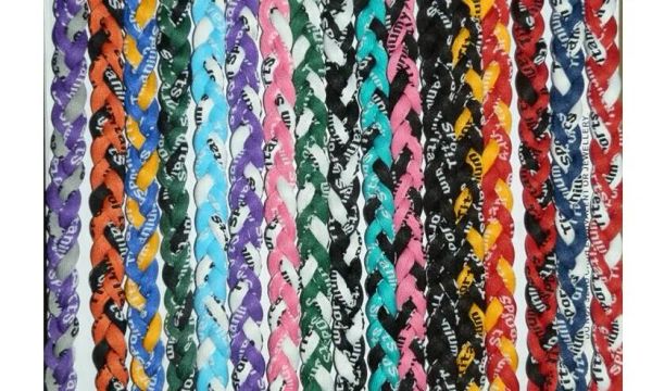 para vivian 3 cuerdas tornado equipos trenzados titanio collar béisbol fútbol muchos colores tamaño