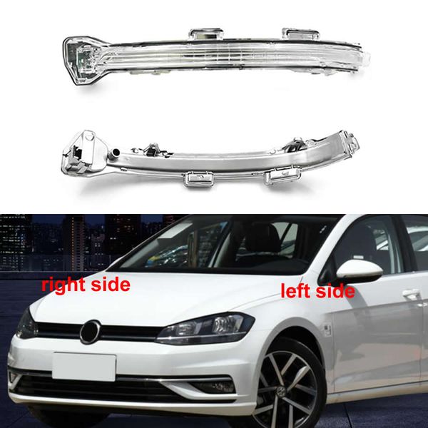 Para Volkswagen VW Golf 7 2014-2020 luz indicadora de coche puerta ala espejo retrovisor indicador de señal de giro lámpara lateral