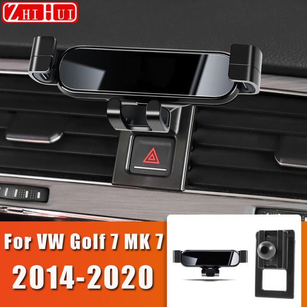 Pour Volkswagen VW Golf 7 8 MK7 MK8 Sportsvan voiture support de téléphone portable support de montage d'évent support de gravité support pour LHD